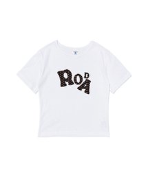 キチドット クロップ半袖Tシャツ (ホワイト)