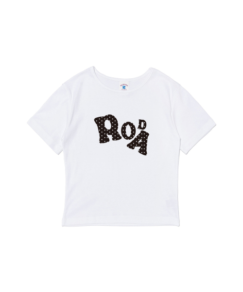 ROIDESROIS(ロワデロワ)の「キチドット クロップ半袖Tシャツ (ホワイト)(Tシャツ/カットソー・レディース・その他・FREE)」の1枚目の写真