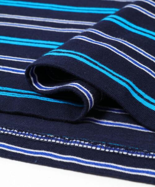 MAGIC NUMBER(マジック ナンバー)の「MAGIC NUMBER MULTI BORDER T-SHIRTS(Tシャツ/カットソー・メンズ・ブラック/オートミール・MEDIUM/LARGE)」の8枚目の写真