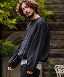 mlt5711-Cotton Flexiguard Chenille Long Sleeve Tee フクレジャガードカットソー(A71626cmb)