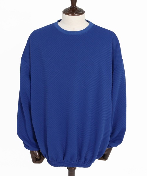 CAMBIO（カンビオ）の「mlt5711-Cotton Flexiguard Chenille Long Sleeve Tee フクレジャガードカットソー(A71626cmb)（Tシャツ/カットソー・メンズ・ミックスグレー/ブラック/ロイヤルブルー・L/M/S）」の22枚目の写真