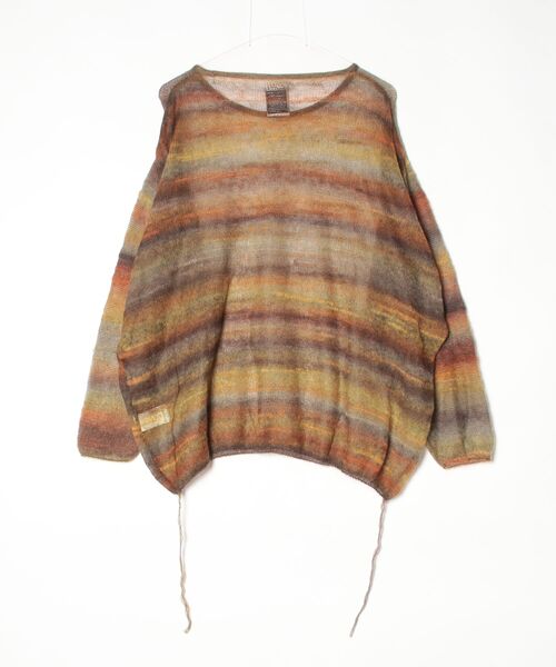 FACCIES(ファチーズ)の「【FACCIES】Gradation Mesh Knit PO(ニット/セーター・メンズ・ブラウン・1)」の2枚目の写真
