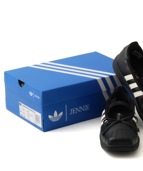 adidas(アディダス)の「adidas JENNIE SUPERSTAR SQ BALLET / アディダス ジェニー スーパースター SQ バレエ(スニーカー・レディース・ブラック・22.5cm/23.5cm/24.5cm/25.5cm/23.0cm/24.0cm/25.0cm/26.0cm/22.0cm)」の8枚目の写真
