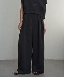 3-Tuck wide straight slacks / 3タックワイドストレートスラックス