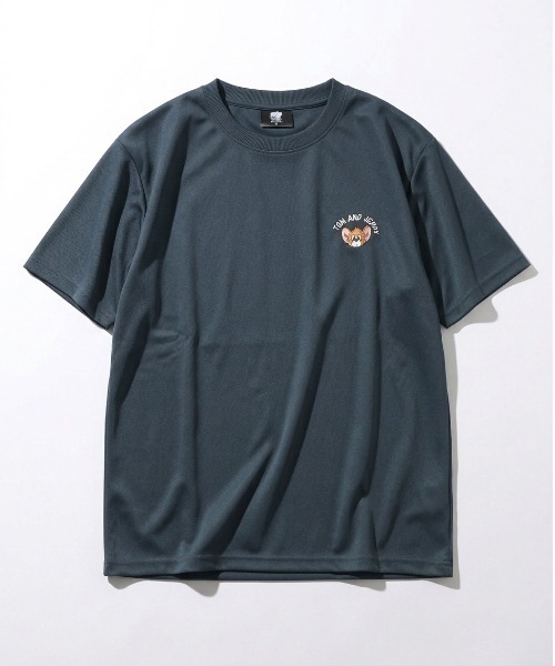 Tom＆Jerry（トムアンドジェリー）の「【TOM&JERRY/トムとジェリー】キャラクターワンポイント刺繍半袖ドライメッシュＴシャツ（吸水速乾・UVカット） ユニセックス（Tシャツ/カットソー・メンズ・ライトグリーン/オフホワイト/ブラック/ネイビー・MEDIUM/LARGE）」の17枚目の写真