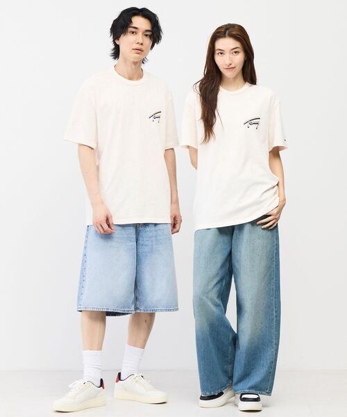 tommy jeans(トミー ジーンズ)の「リラックスフィットノベルティショートスリーブTシャツ(Tシャツ/カットソー・メンズ・グレー/ホワイト/ピンク・MEDIUM/SMALL/X-SMALL/LARGE/X-LARGE)」の13枚目の写真