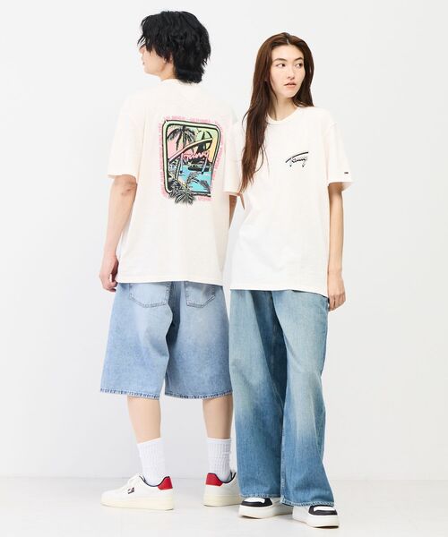 tommy jeans(トミー ジーンズ)の「リラックスフィットノベルティショートスリーブTシャツ(Tシャツ/カットソー・メンズ・グレー/ホワイト/ピンク・MEDIUM/SMALL/X-SMALL/LARGE/X-LARGE)」の14枚目の写真