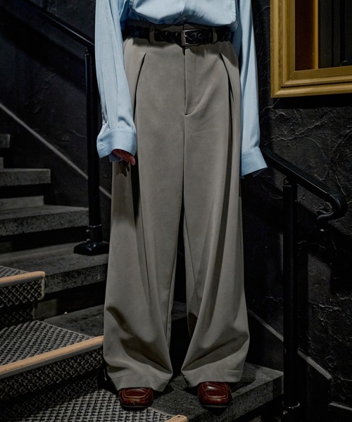 CASPER JOHN(キャスパージョン)の「Ganache baggy pants/ガナッシュバギーパンツ(その他パンツ・メンズ・ブラック/ブラウン/グレー・X-SMALL/LARGE/MEDIUM/SMALL)」の11枚目の写真