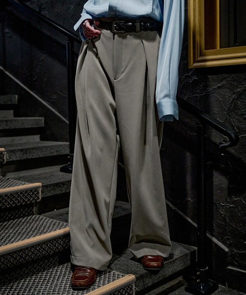 CASPER JOHN(キャスパージョン)の「Ganache baggy pants/ガナッシュバギーパンツ(その他パンツ・メンズ・ブラック/ブラウン/グレー・X-SMALL/LARGE/MEDIUM/SMALL)」の12枚目の写真