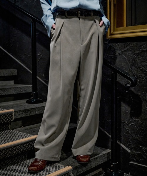 CASPER JOHN(キャスパージョン)の「Ganache baggy pants/ガナッシュバギーパンツ(その他パンツ・メンズ・ブラック/ブラウン/グレー・X-SMALL/LARGE/MEDIUM/SMALL)」の13枚目の写真