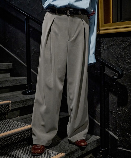 CASPER JOHN(キャスパージョン)の「Ganache baggy pants/ガナッシュバギーパンツ(その他パンツ・メンズ・ブラック/ブラウン/グレー・X-SMALL/LARGE/MEDIUM/SMALL)」の14枚目の写真