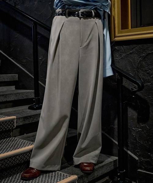 CASPER JOHN(キャスパージョン)の「Ganache baggy pants/ガナッシュバギーパンツ(その他パンツ・メンズ・ブラック/ブラウン/グレー・X-SMALL/LARGE/MEDIUM/SMALL)」の15枚目の写真