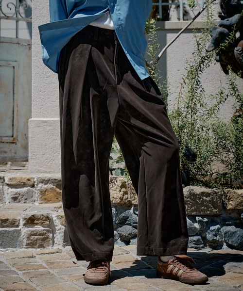 CASPER JOHN(キャスパージョン)の「Ganache baggy pants/ガナッシュバギーパンツ(その他パンツ・メンズ・ブラック/ブラウン/グレー・X-SMALL/LARGE/MEDIUM/SMALL)」の5枚目の写真