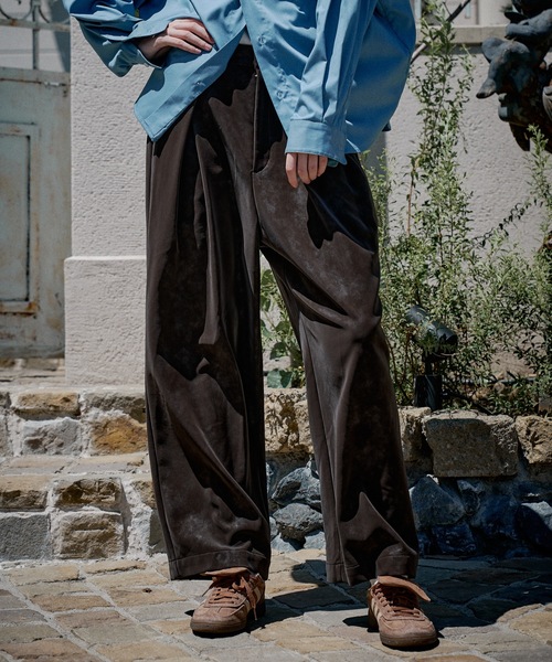 CASPER JOHN(キャスパージョン)の「Ganache baggy pants/ガナッシュバギーパンツ(その他パンツ・メンズ・ブラック/ブラウン/グレー・X-SMALL/LARGE/MEDIUM/SMALL)」の7枚目の写真