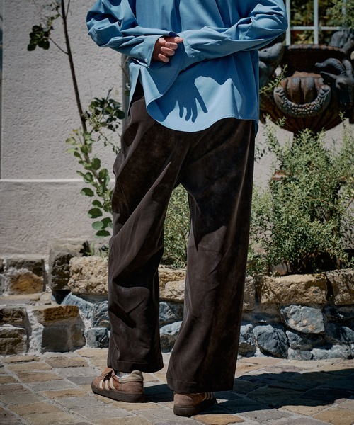 CASPER JOHN(キャスパージョン)の「Ganache baggy pants/ガナッシュバギーパンツ(その他パンツ・メンズ・ブラック/ブラウン/グレー・X-SMALL/LARGE/MEDIUM/SMALL)」の8枚目の写真