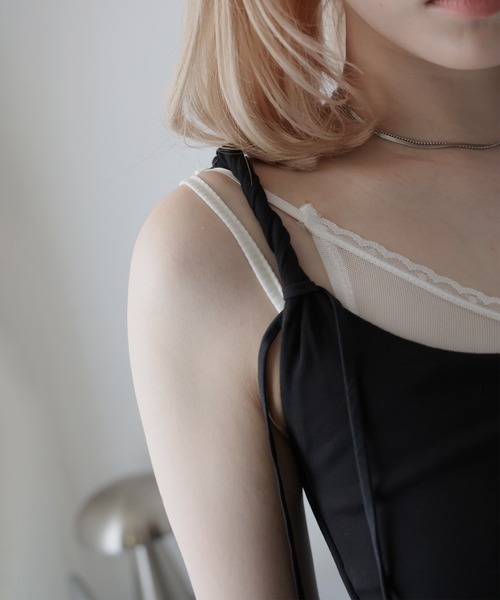 Ulysses(ユリシス)の「バルーンキャミワンピース お花付き(ワンピース・レディース・ブラック/アイボリー・S/M)」の20枚目の写真