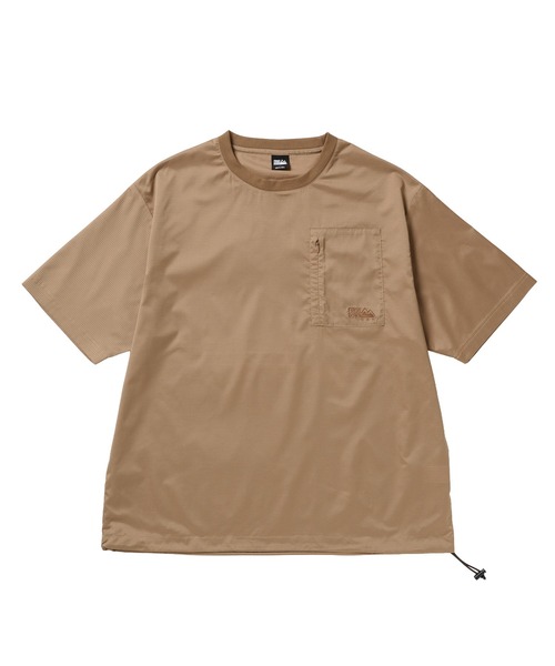 FIRST DOWN(ファーストダウン)の「エアーライト Tシャツ(Tシャツ/カットソー・メンズ・ベージュ/ネイビー/チャコールグレー・M/L/XL)」の10枚目の写真