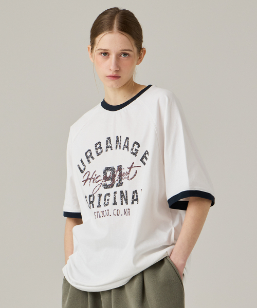 URBANAGE(アーバンエイジ)の「ハイストリートリンガーナグランオーバー半袖ホワイト(Tシャツ/カットソー・メンズ・その他・MEDIUM/LARGE)」の12枚目の写真