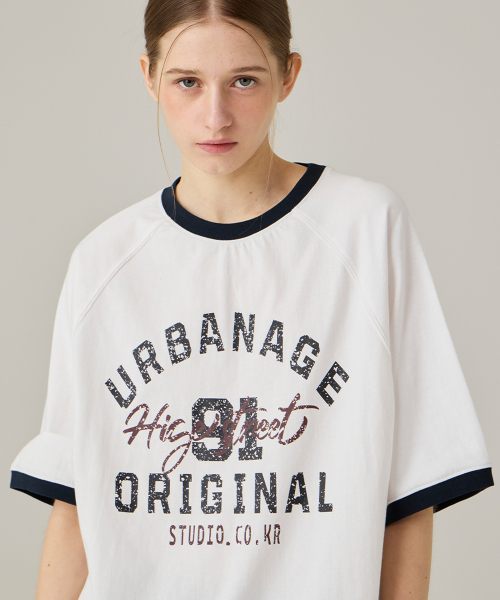 URBANAGE(アーバンエイジ)の「ハイストリートリンガーナグランオーバー半袖ホワイト(Tシャツ/カットソー・メンズ・その他・MEDIUM/LARGE)」の10枚目の写真