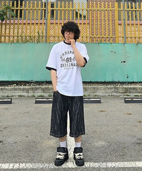 URBANAGE(アーバンエイジ)の「ハイストリートリンガーナグランオーバー半袖ホワイト(Tシャツ/カットソー・メンズ・その他・MEDIUM/LARGE)」の4枚目の写真