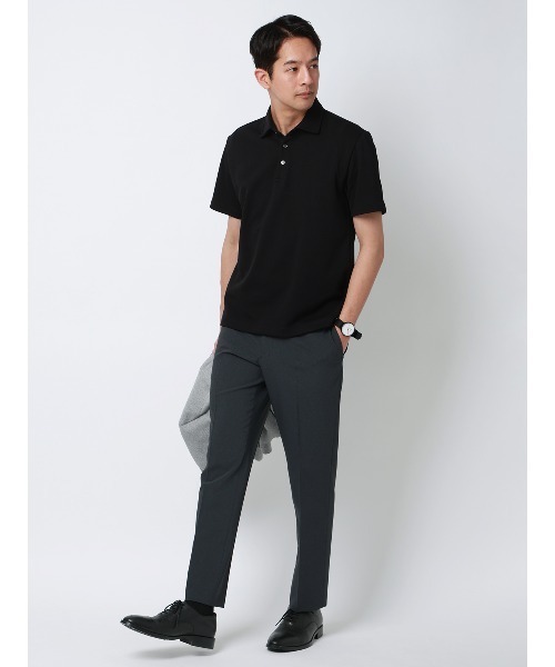 SUIT SQUARE(スーツスクエア)の「涼しい最高パンツ/テーパードパンツ/ウォッシャブル/ストレッチ/RS07/裾上げ済み(スラックス・メンズ・グレー/ネイビー・LL/3S/6L/L/M/S/5L/4L/SS/3L)」の4枚目の写真