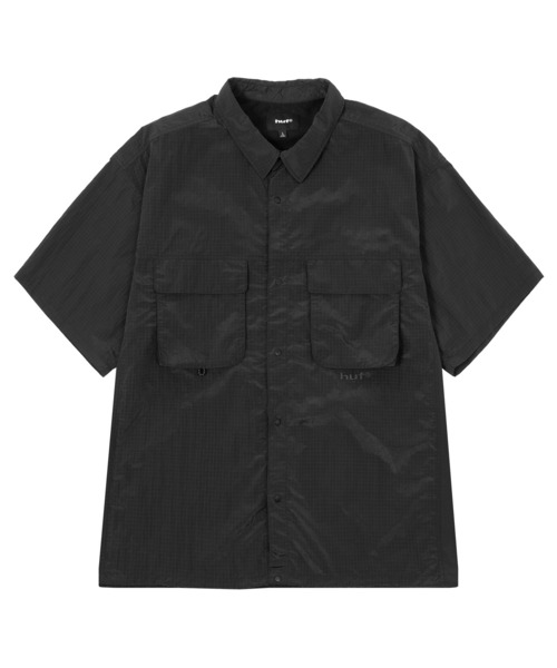 HUF（ハフ）の「UTILITY NYLON SHEER SHIRT（シャツ/ブラウス・メンズ・オリーブ/ブラック・XL/L/M/S）」の3枚目の写真