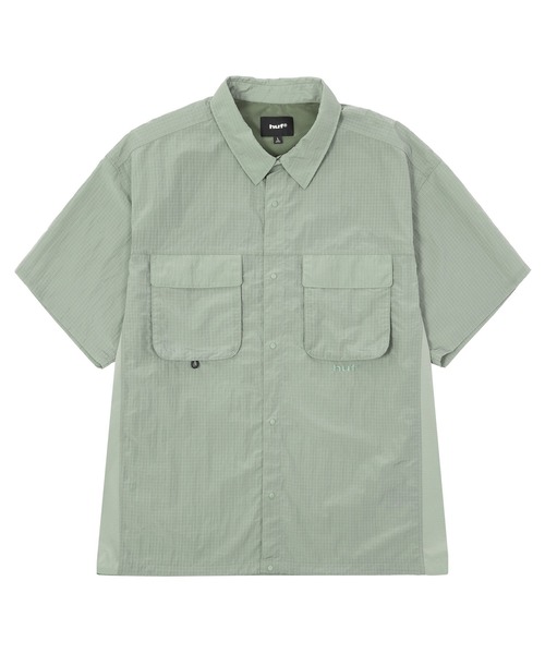 HUF（ハフ）の「UTILITY NYLON SHEER SHIRT（シャツ/ブラウス・メンズ・オリーブ/ブラック・XL/L/M/S）」の5枚目の写真