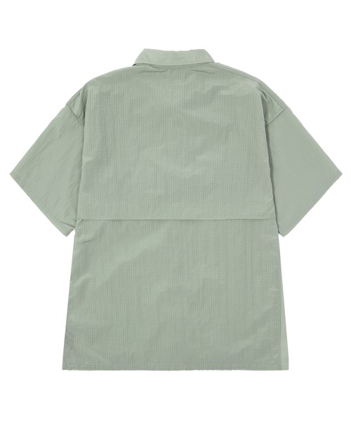 HUF（ハフ）の「UTILITY NYLON SHEER SHIRT（シャツ/ブラウス・メンズ・オリーブ/ブラック・XL/L/M/S）」の6枚目の写真