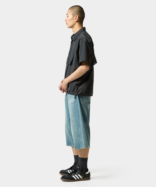 HUF（ハフ）の「UTILITY NYLON SHEER SHIRT（シャツ/ブラウス・メンズ・オリーブ/ブラック・XL/L/M/S）」の8枚目の写真
