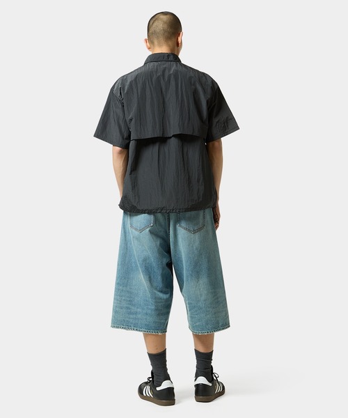 HUF（ハフ）の「UTILITY NYLON SHEER SHIRT（シャツ/ブラウス・メンズ・オリーブ/ブラック・XL/L/M/S）」の9枚目の写真