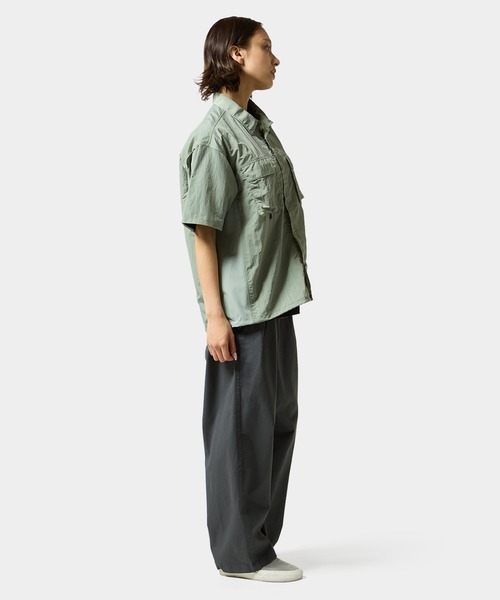 HUF（ハフ）の「UTILITY NYLON SHEER SHIRT（シャツ/ブラウス・メンズ・オリーブ/ブラック・XL/L/M/S）」の11枚目の写真