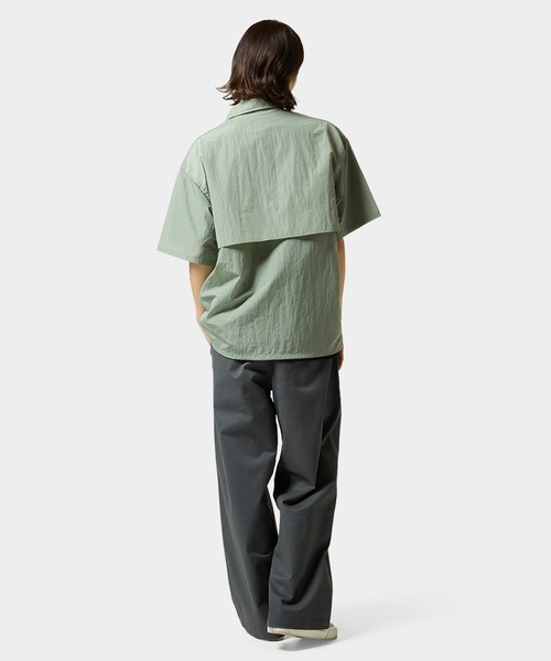 HUF（ハフ）の「UTILITY NYLON SHEER SHIRT（シャツ/ブラウス・メンズ・オリーブ/ブラック・XL/L/M/S）」の12枚目の写真
