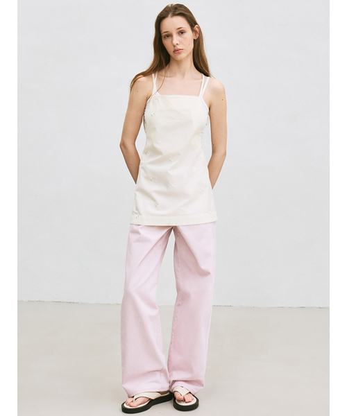 le(ル)の「pigment barrel jeans (pink)(デニムパンツ・レディース・その他・MEDIUM/LARGE/SMALL)」の1枚目の写真