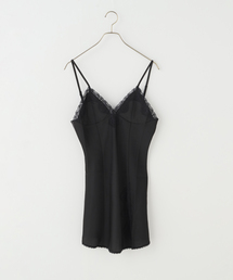 GREEN BUTTER（グリーンバター）の「【GREEN BUTTER/グリーンバター】 SILKY LACE SLIP MINI DRESS（ワンピース）」