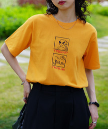 Chillfar デザイングラフィックモチーフTシャツ