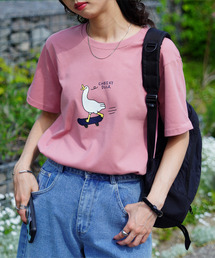 Chillfar デザイングラフィックモチーフTシャツ