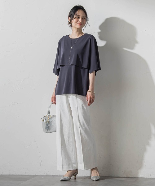 LAUTREAMONT（ロートレアモン）の「Everydayワイドパンツ（その他パンツ・レディース・ネイビー/ブラウン/ホワイト・7号/9号/11号）」の7枚目の写真