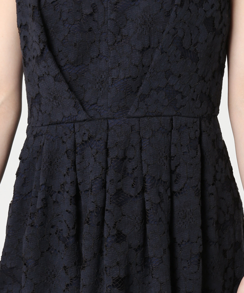 LIMITLESS LUXURY（リミットレスラグジュアリー）の「LEIRION DRESS◆（ワンピース・レディース・ネイビー/サックスブルー/ホワイト・36/38）」の15枚目の写真