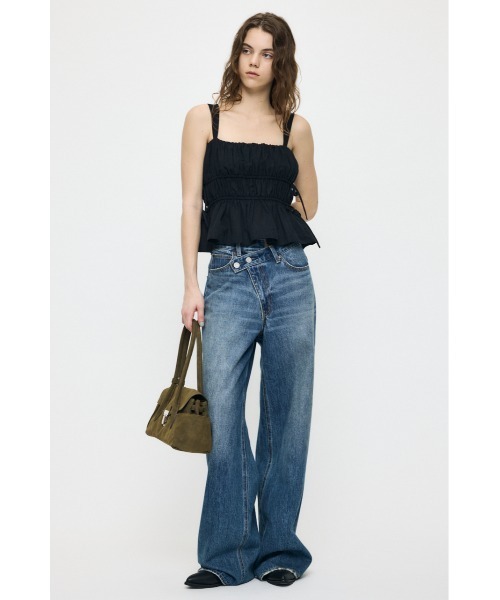 MOUSSY(マウジー)の「【セットアップ対応】GABBY CAMI トップス(キャミソール・レディース・ベージュ系その他/ブラック/アイボリー/ブルー系その他3・FREE)」の7枚目の写真