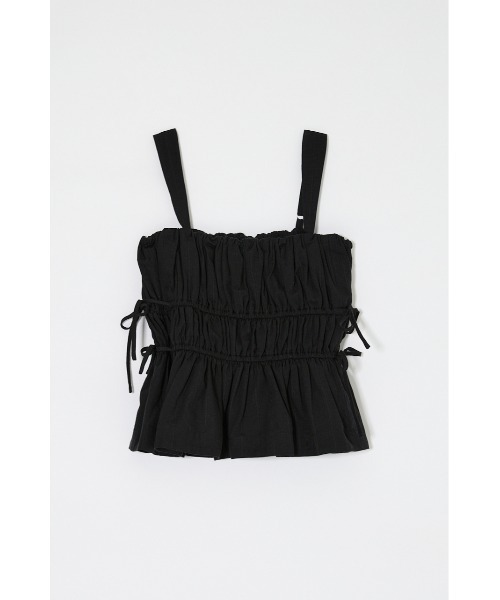 MOUSSY(マウジー)の「【セットアップ対応】GABBY CAMI トップス(キャミソール・レディース・ベージュ系その他/ブラック/アイボリー/ブルー系その他3・FREE)」の9枚目の写真