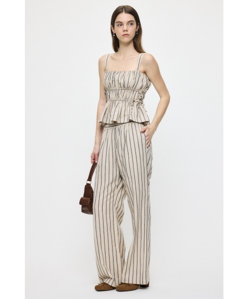 MOUSSY(マウジー)の「【セットアップ対応】GABBY CAMI トップス(キャミソール・レディース・ベージュ系その他/ブラック/アイボリー/ブルー系その他3・FREE)」の12枚目の写真