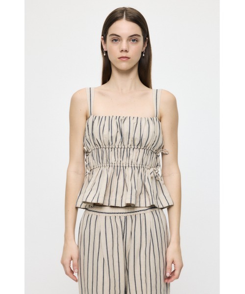 MOUSSY(マウジー)の「【セットアップ対応】GABBY CAMI トップス(キャミソール・レディース・ベージュ系その他/ブラック/アイボリー/ブルー系その他3・FREE)」の15枚目の写真