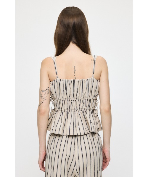 MOUSSY(マウジー)の「【セットアップ対応】GABBY CAMI トップス(キャミソール・レディース・ベージュ系その他/ブラック/アイボリー/ブルー系その他3・FREE)」の17枚目の写真