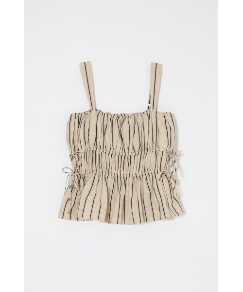 MOUSSY(マウジー)の「【セットアップ対応】GABBY CAMI トップス(キャミソール・レディース・ベージュ系その他/ブラック/アイボリー/ブルー系その他3・FREE)」の22枚目の写真