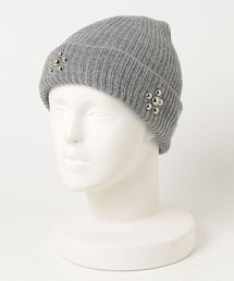 DISCOVERED（ディスカバード）の「【DISCOVERED】RAMPONI STUDS KNIT CAP（ニットキャップ/ビーニー）」