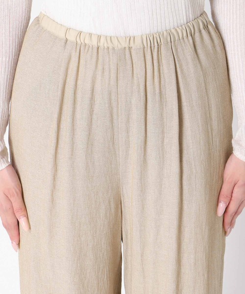 Jines(ジネス)の「スカーフ付ワイドパンツ(その他パンツ・レディース・チャコールグレー/ベージュ・38)」の6枚目の写真