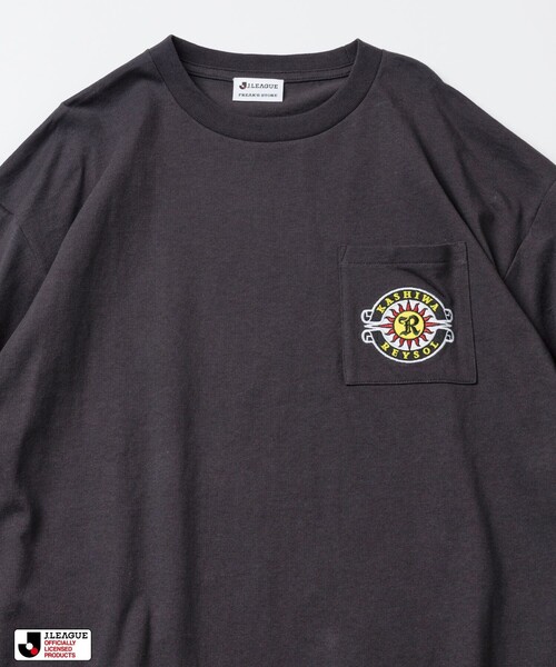 FREAK'S STORE(フリークスストア)の「J.LEAGUE × FREAK’S STORE 別注 SUPPORTERS LONG SLEEVE TEE【柏レイソル】(Tシャツ/カットソー・メンズ・ホワイト/チャコールグレー・SMALL/LARGE/MEDIUM)」の5枚目の写真