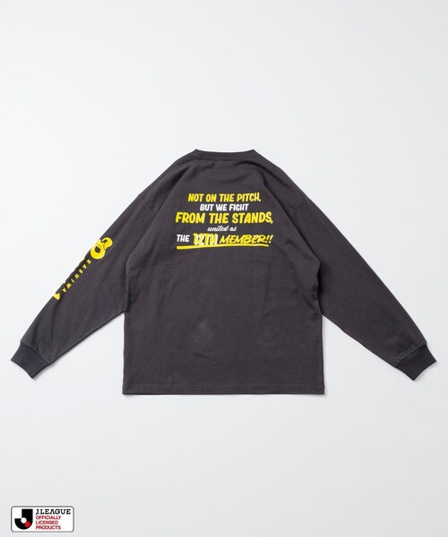 FREAK'S STORE(フリークスストア)の「J.LEAGUE × FREAK’S STORE 別注 SUPPORTERS LONG SLEEVE TEE【柏レイソル】(Tシャツ/カットソー・メンズ・ホワイト/チャコールグレー・SMALL/LARGE/MEDIUM)」の12枚目の写真