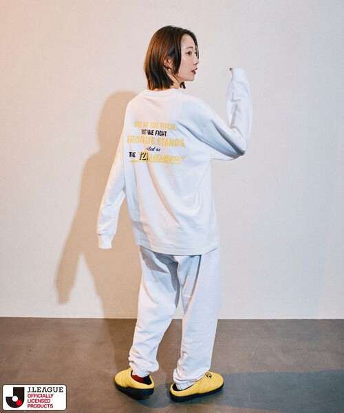 FREAK'S STORE(フリークスストア)の「J.LEAGUE × FREAK’S STORE 別注 SUPPORTERS LONG SLEEVE TEE【柏レイソル】(Tシャツ/カットソー・メンズ・ホワイト/チャコールグレー・SMALL/LARGE/MEDIUM)」の21枚目の写真