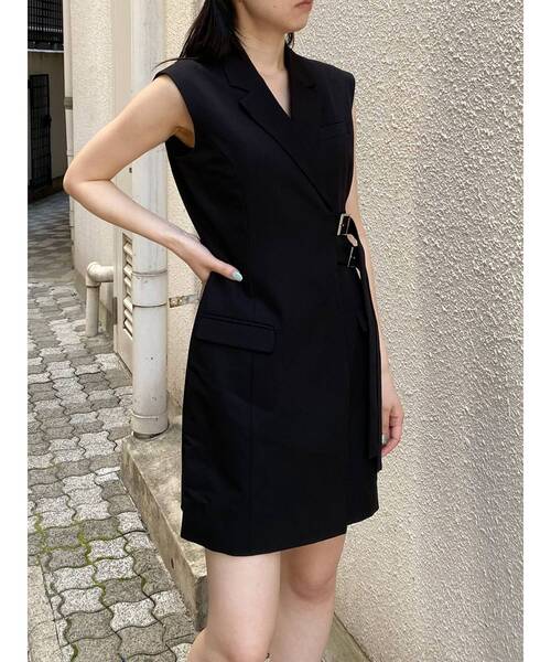 MURUA(ムルーア)の「ジャケットライクミニワンピース(ワンピース・レディース・ブラック/ベージュ・1/2)」の22枚目の写真